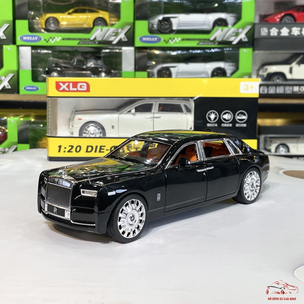 Mô hình xe bằng kim loại Rolls-Royce Phantom 8 tỉ lệ 1:20 hãng XLG 3 màu