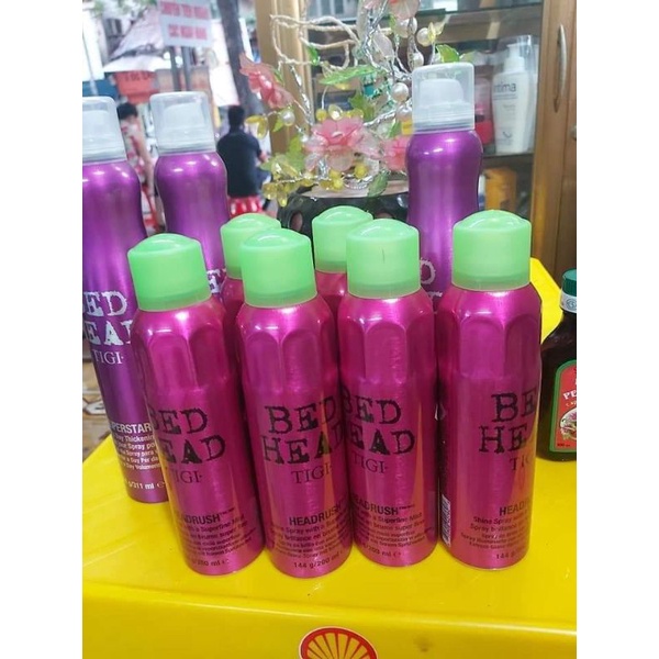 Xịt siêu bóng tóc HEAD RUSH BED HEAD TIGI 200ML