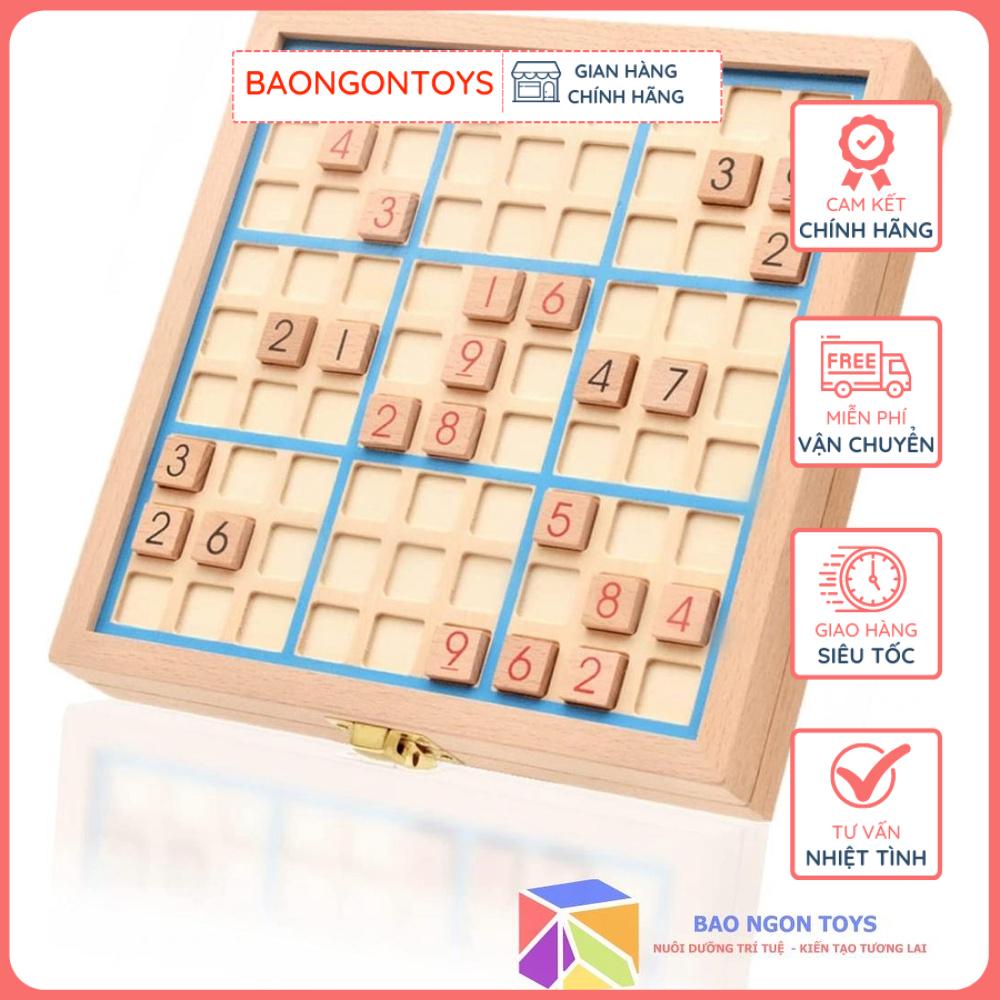 ĐỒ CHƠI BOARD GAME CỜ SUDOKU, TRÒ CHƠI TRÍ TUỆ THÔNG MINH CHO BÉ, PHÁT TRIỂN TRÍ NÃO TƯ DUY LOGIC DG192 BAO NGON TOYS