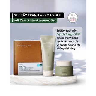 Set làm sạch hyggee soft reset green cleansing set