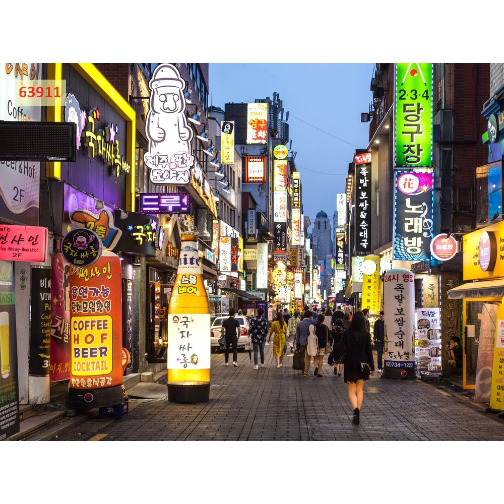 Tranh in 3D Phong Cảnh Thành Phố Nhiều Kích Thước mới nhất