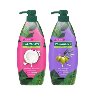 Dầu gội có dầu xả Palmolive dưỡng ẩm bổ sung từ sữa dừa 600ml