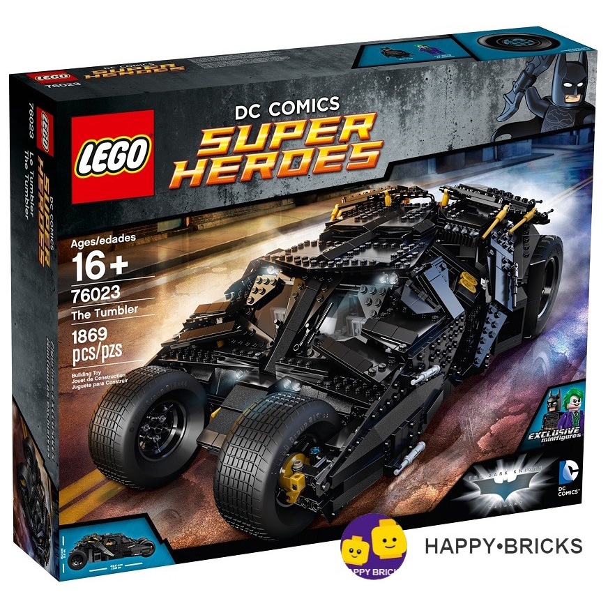 [HAPPY.BRICKS] LEGO BATMAN - 76023 - THE TUMBLER