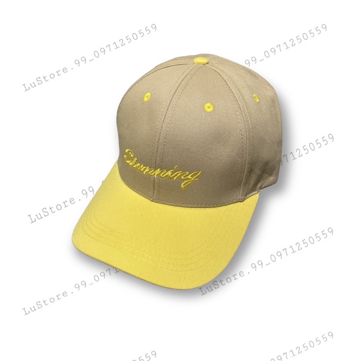 Mũ lưỡi trai kaki phối màu cá tính - Nón kết kaki thời trang nam nữ