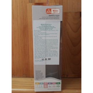 Bình sữa Pigeon PP Plus cổ rộng 160ml/240ml