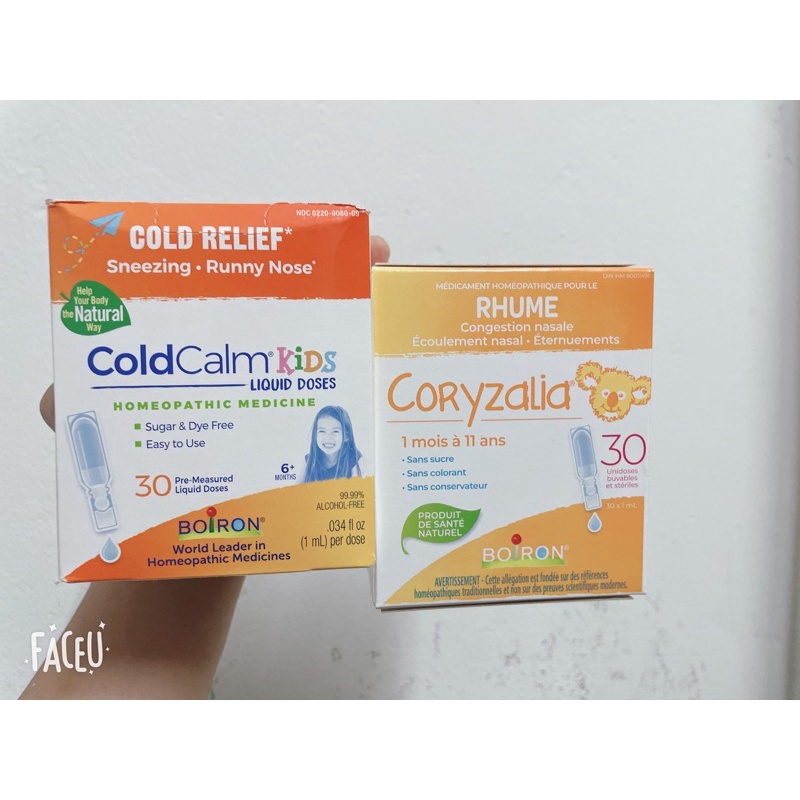 Muối uống vi lượng đồng căn Coryzalia Boiron Canada - 30 tép
