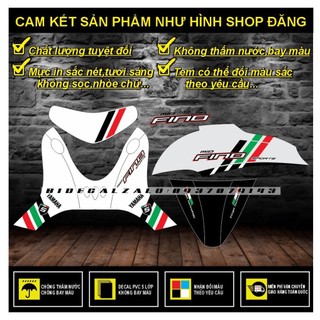 TEM RỜI MIO FINO CLASSICO PHỐI DÁN XE TRẮNG -