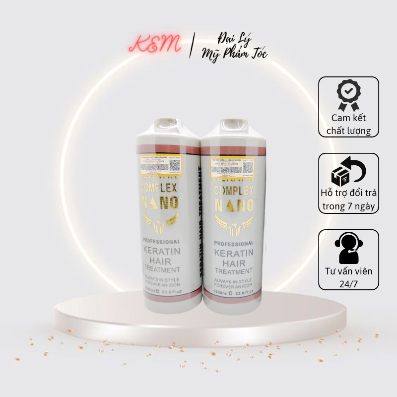 KERATIN NANO CHUYÊN PHỤC HỒI CHO TÓC HƯ  NÁT, TỔN THƯƠNG