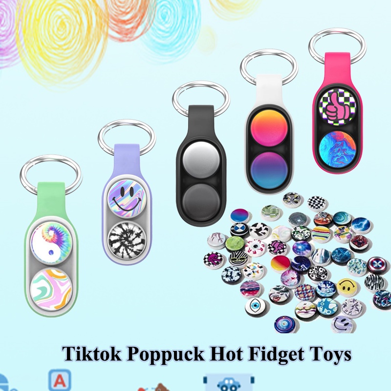 Con Quay Đồ Chơi Fidget Spinner Từ TíNh Co DãN Cho Trẻ Em / NgườI LớN