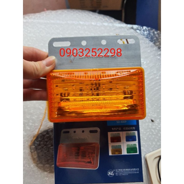 Đèn led sườn , đèn hông xe tải chống nước loại lớn 12v 24v 4009 hàng SD