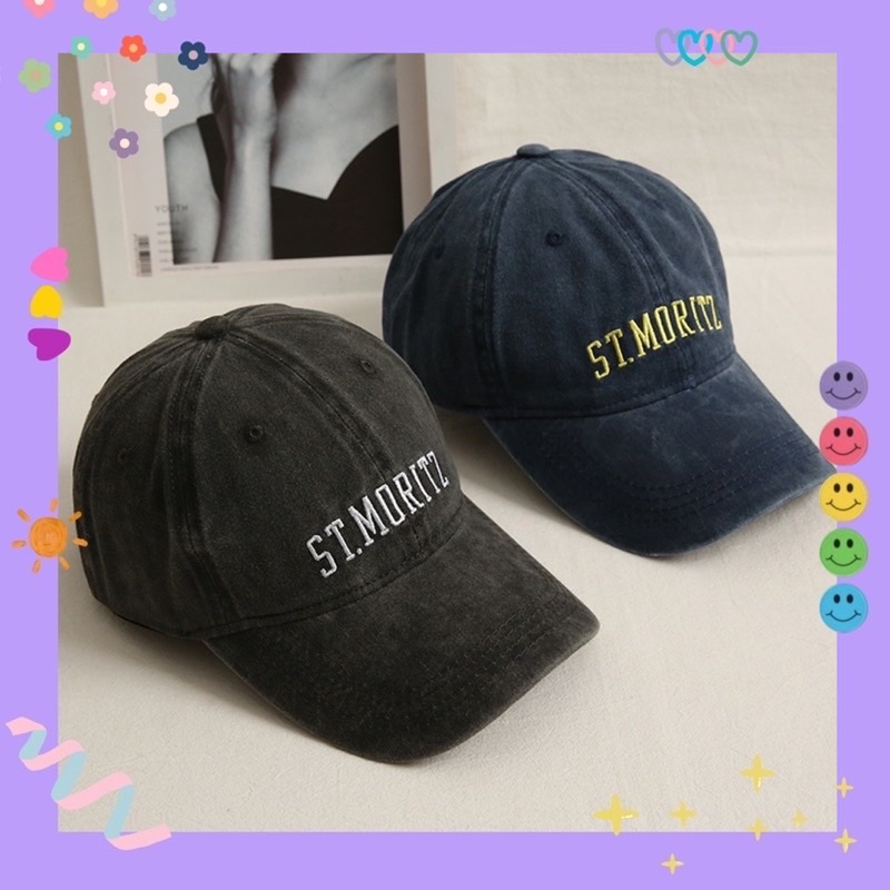 Nón kết kaki bụi phong ST.MORITZ 🧢 cực dễ phối đồ (đen/vàng/xanh dương/nâu/xám/xanh lá/ đỏ)