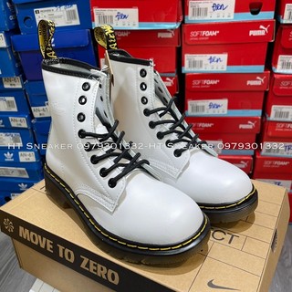 [HT SNEAKER][ Có sẵn] Giày Sneaker DR Marten Trắng Cao Cổ