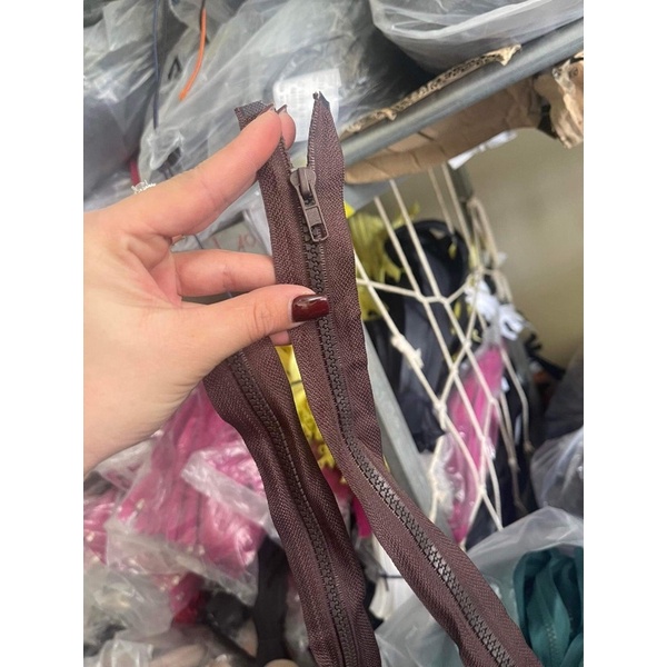Dây kéo áo khoác răng phao số 5 dài 70cm