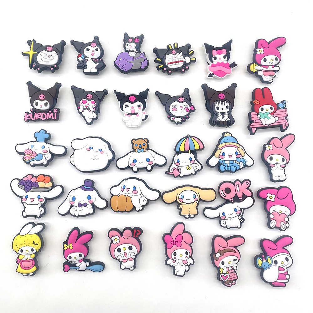 SANRIO Phụ Kiện Khóa Giày Croc Trang Trí Dòng JIBZ Charms Cho Bé Trai Và Bé Gái