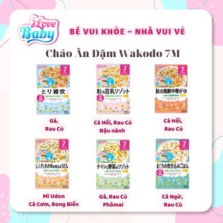 Cháo tươi ăn dặm wakodo cho bé 7 tháng, 9 tháng
