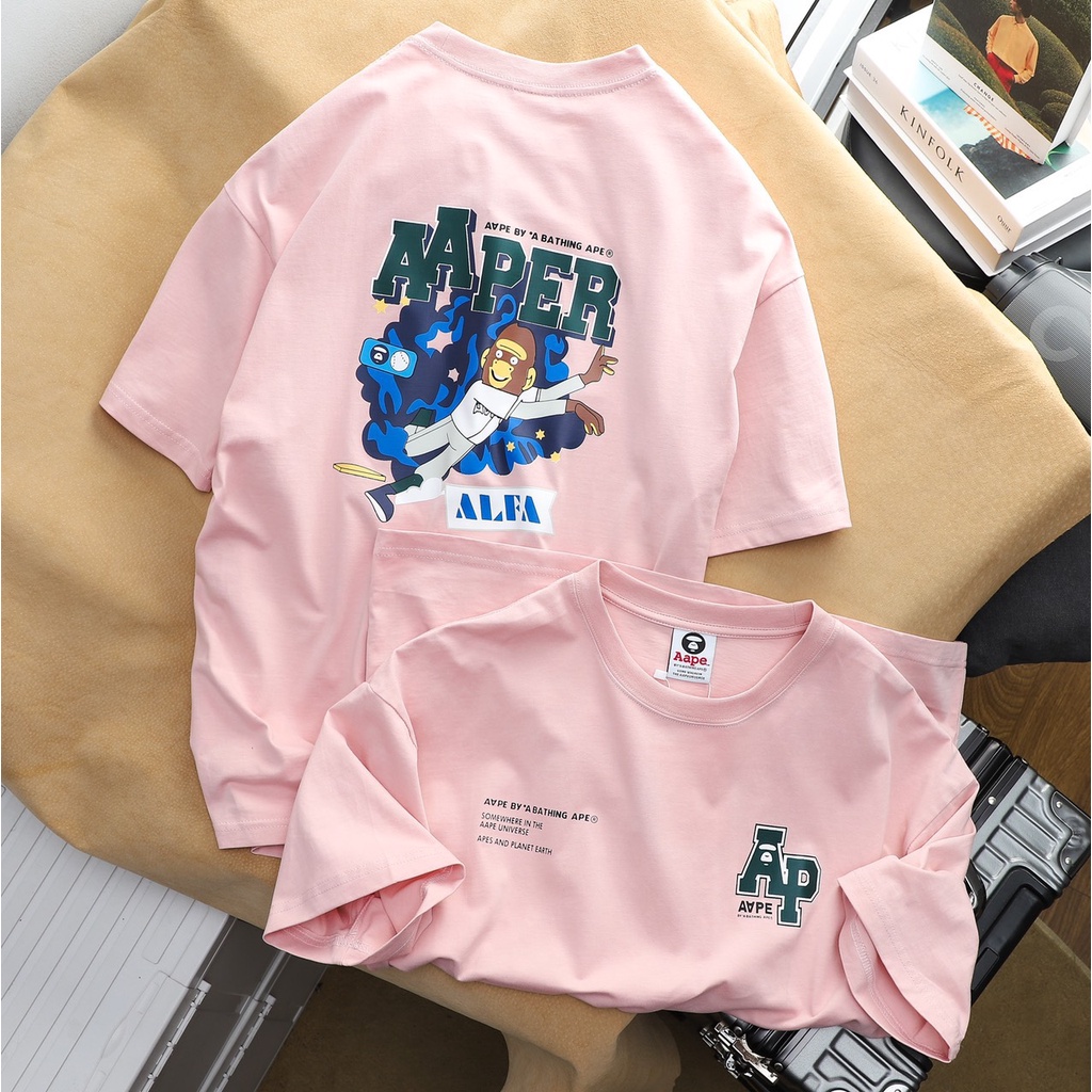 Áo thun tay lỡ thời trang unisex chất liệu cotton xịn, phong cách trẻ trung