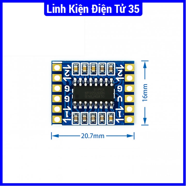 Module chuyển đổi TTL to RS232 (V1/V2)-module chuyển đổi mức tín hiệu từ TTL sang RS232 dùng IC MAX3232
