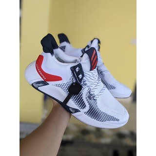(Video cận cảnh) Giày thể thao sneaker alphabounce instict 2020 trắng đỏ