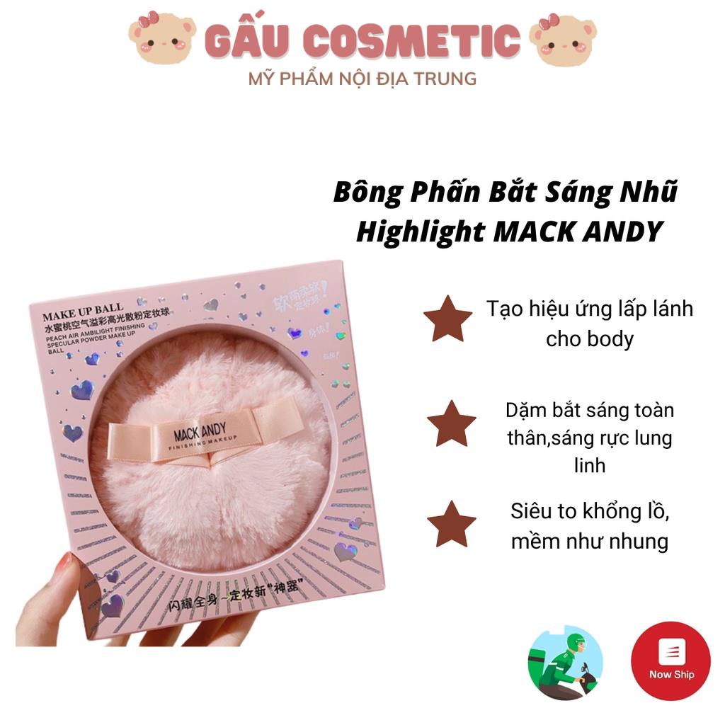 Phấn nhũ bắt sáng Highlight MACK ANDY Tạo Hiệu Ứng Lấp Lánh Cho Body