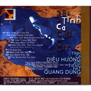 Bộ 5 cd Quang Dũng
