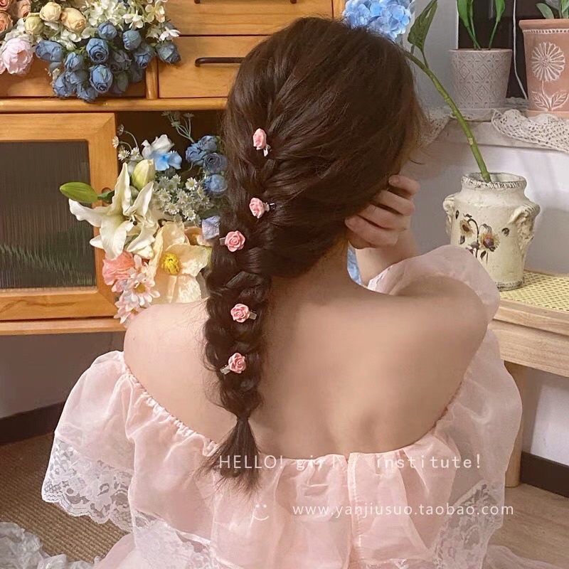 Kẹp tóc bông hoa cho nữ hàn quốc