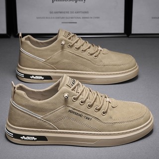 [Ảnh thật - Clip] Giày Sneaker Nam, Giày Da Nam Thấp Cổ Da Lộn HOT HOT