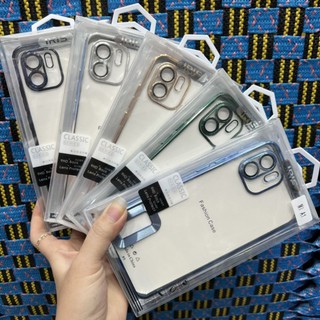 Ốp lưng Xiaomi Redmi A1 dẻo trong viền xi màu bóng đẹp sang trọng bảo vệ camera