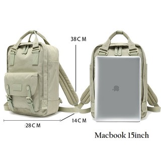 Ba lô đựng laptop HK Doughnut Macaroon (Size Classic - Lap 14")