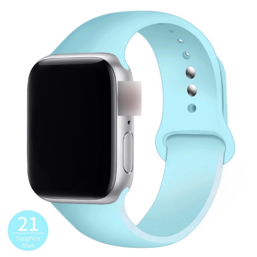 Dây Đeo Silicone Mềm Cho Đồng Hồ Thông Minh Apple Watch 49mm 45mm 44mm 42mm 41mm 40mm 38mm Ultar 8 7 SE 6 5 4 3 2 1