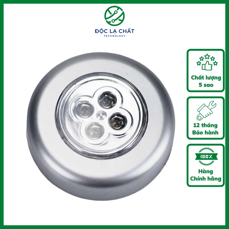 Đèn Led 4 bóng dán tường, dán tủ, dán cốp xe,...