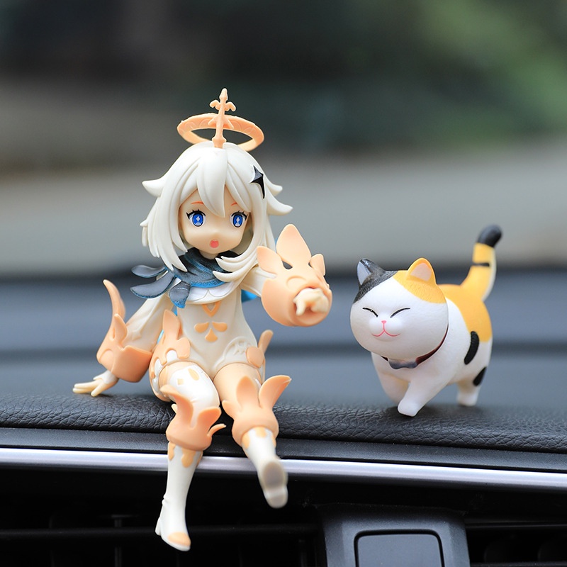 Mô hình nhân vật hoạt hình Genshin Impact Paimon 14cm trang trí bàn làm việc