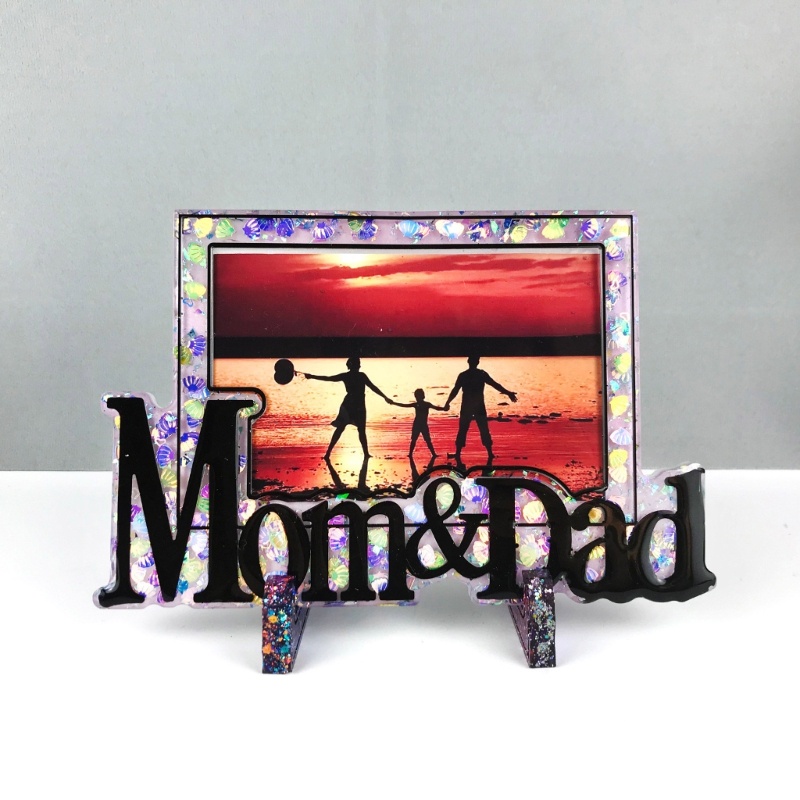 Khuôn Silicone Làm Khung Ảnh Hình Chữ Nhật Trang Trí Nhà Cửa