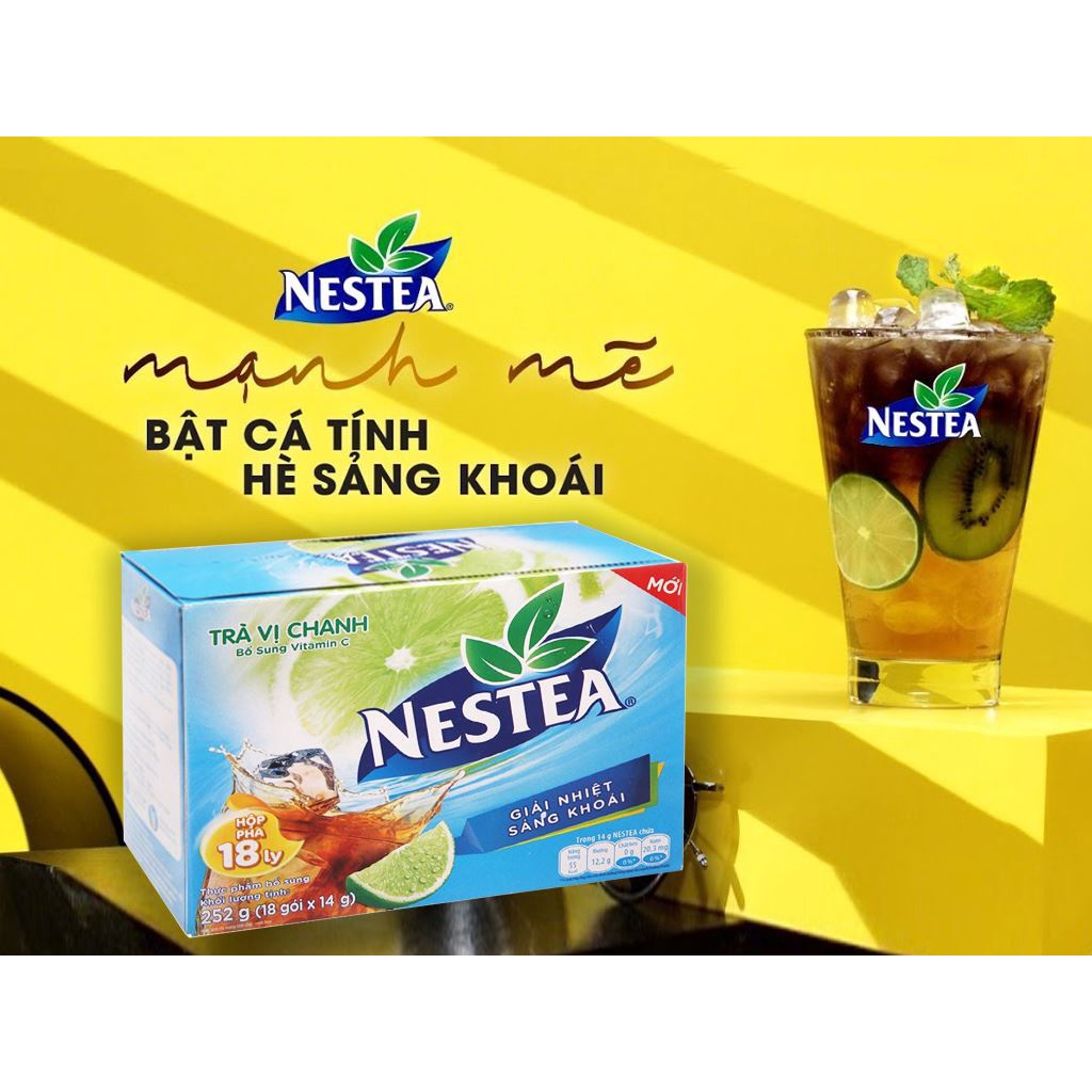 Combo 5 hộp trà chanh NESTEA hộp 252g  / Trà chanh NESTEA 252g