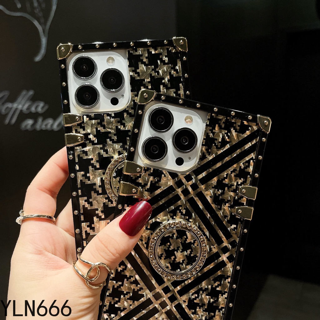 Ốp Điện Thoại Hình Vuông Có Giá Đỡ Cho iphone 15 pro max 14 pro max 13 pro max 12 pro max 11 pro max 6 6s 7 7plus 8 8plus x xr xs max