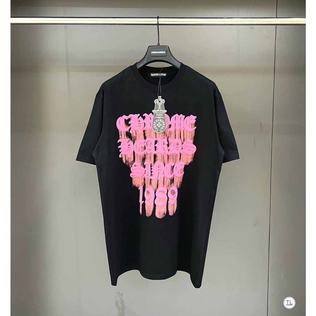 🔥Hot🔥Áo thun Chrome Hearts chữ nổi thiết kế hot trend Nam nữ New 2023