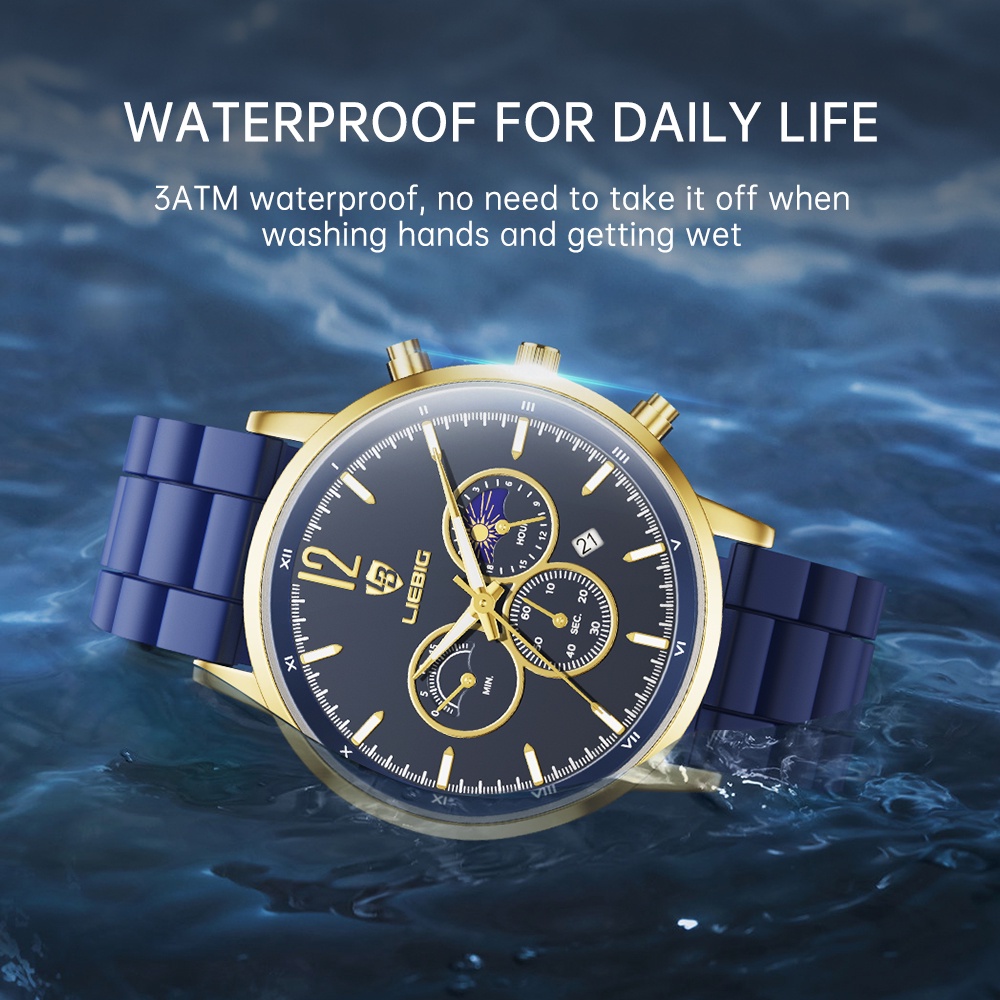 Đồng hồ quartz SKMEI hiển thị ngày tháng phối dây đeo silicon chống nước