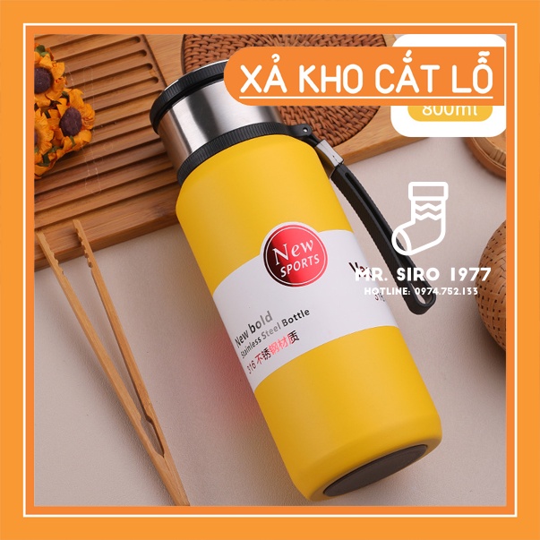 Bình Nước Giữ Nhiệt 1000ml / 1500ml Bằng Thép Không Gỉ Hai Lớp Kèm Đồ Lọc Dung Tích Lớn mrsiro1977
