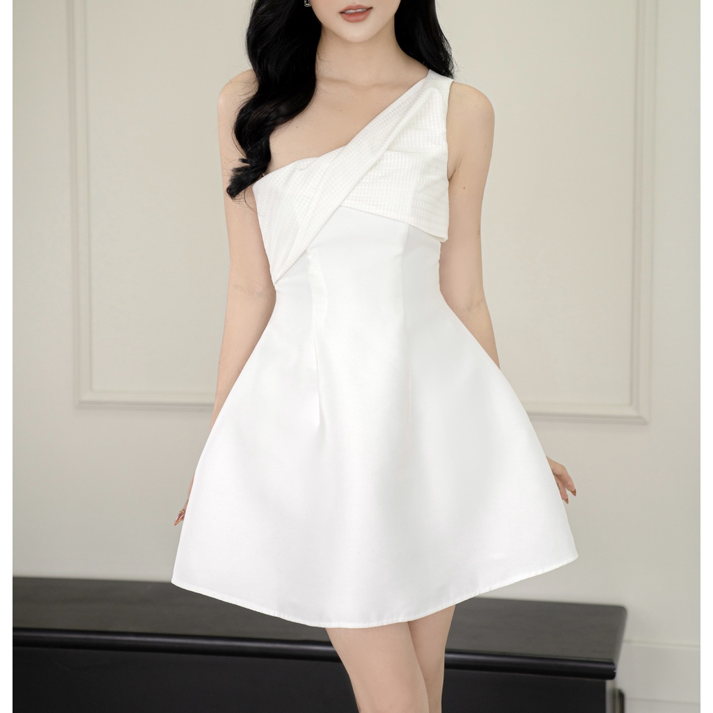 Đầm trắng lệch vai - Carol Dress - Orli Label