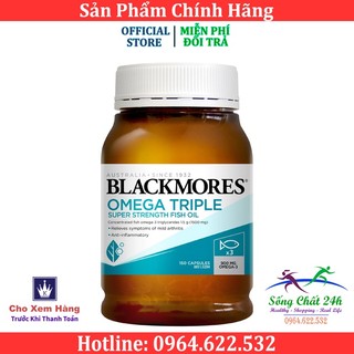 Viên Uống Siêu Dầu Cá Blackmores Omega Triple Super Strength Fish Oil Của Úc