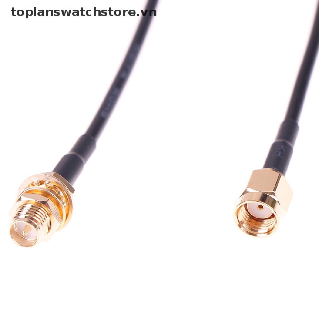 1 Dây Cáp Ăng Ten WiFi Nối Dài 1m RG174 RP-SMA Chuyên Dụng Chất Lượng Cao