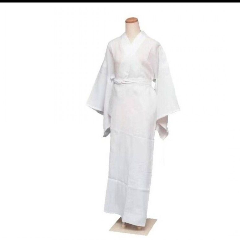 ⭐Hàng Có Sẵn⭐Áo Kimono Yukata Màu Trắng Có Tay Bên Trong Hàng Có Sẵn Áo Sơ Mi Cơ Bắp Dài Lót Kimono Nhật Bản
