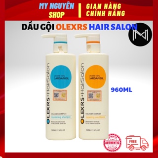 Dầu gội xả Olexrs Hair Salon 960ml, phục hồi, chống rụng kích mọc tóc