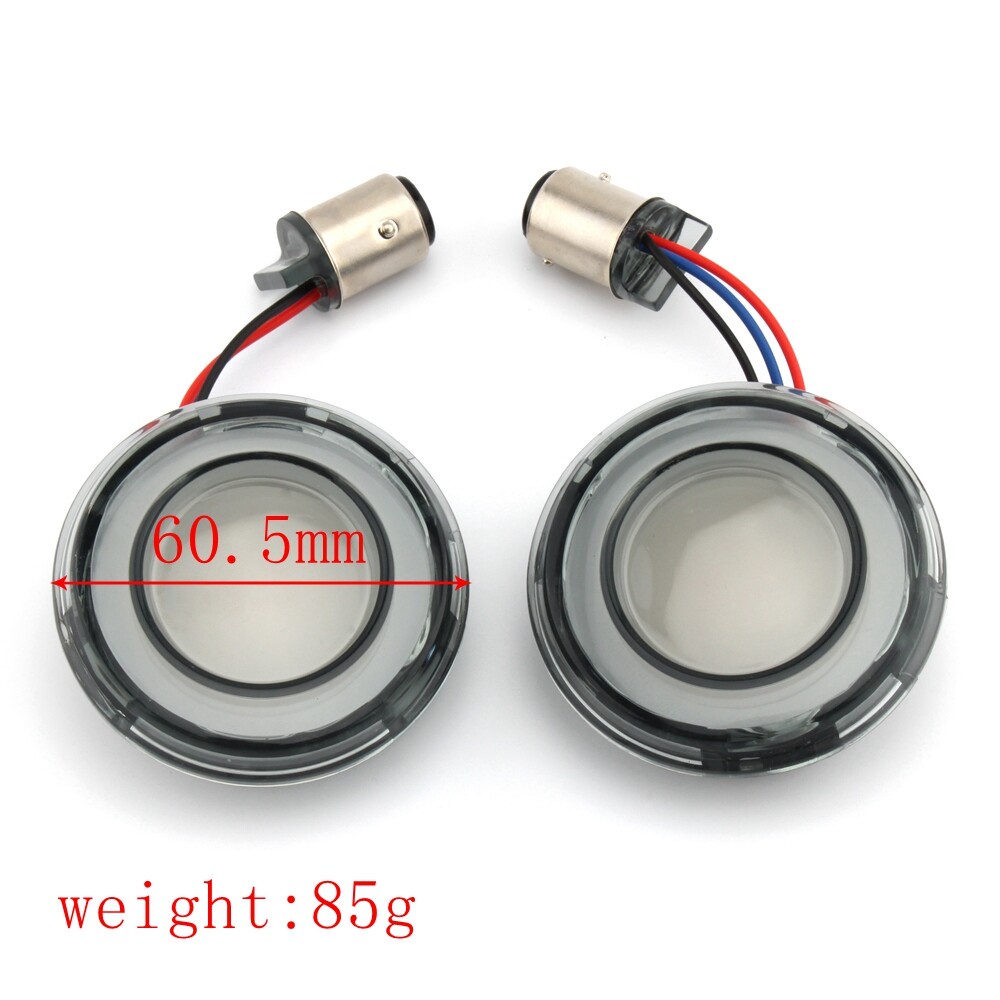 Cặp Đèn LED Xi Nhan Trước 1157 Cho Xe Mô Tô Harley Touring Road Glide Fat Boy