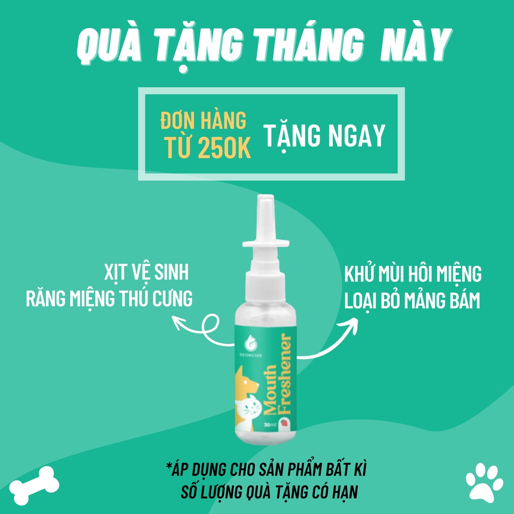 Xịt tắm khô chó mèo KHỬ MÙI HÔI CHÓ MÈO DƯỠNG LÔNG sạch khuẩn THƠM LÂU DÀNH CHO PET LƯỜI TẮM dạng xịt tiện lợi BEONCARE