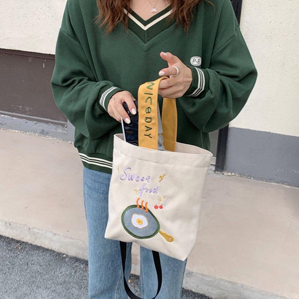 Túi Bucket Đeo Vai Họa Tiết Hoạt Hình Dễ Thương Cho Nữ