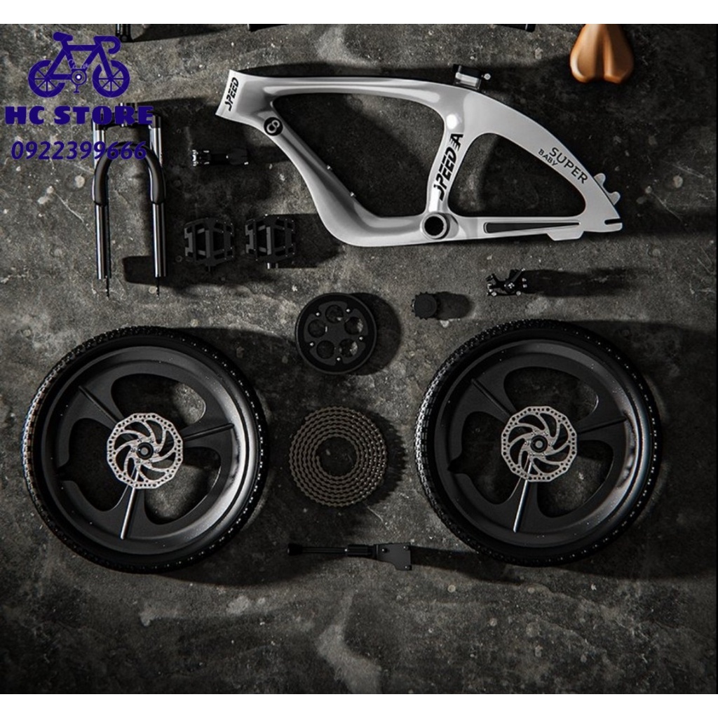 Xe đạp leo núi trẻ em nhà thám hiểm nhỏ siêu nhẹ 20 inch