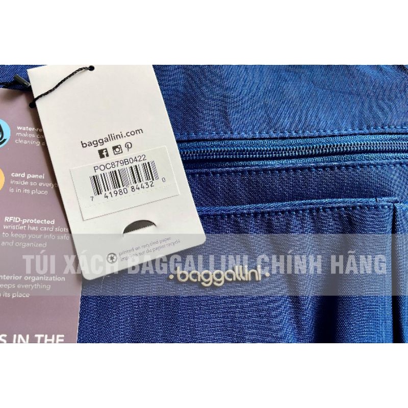 túi đeo chéo nam thương hiệu bagallini màu xanh dương