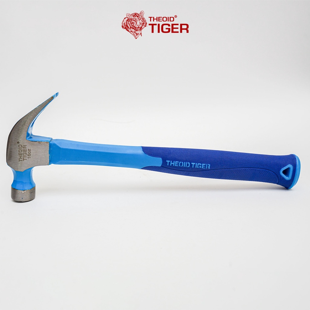 Búa Đinh Theoid Tiger Búa Đóng Đinh cán lót cao su có 2 loại 8oz và 16oz