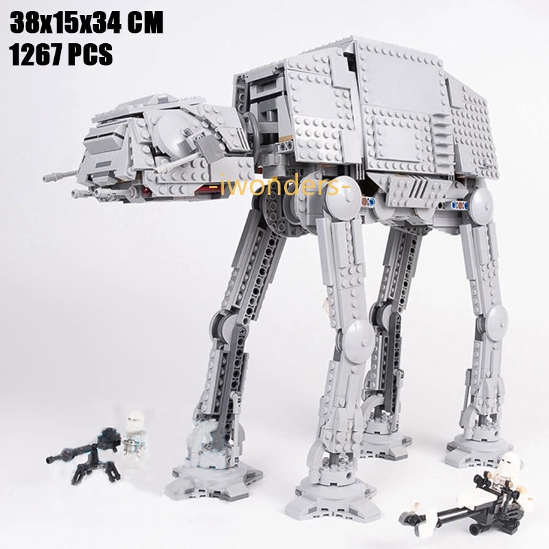 AT-AT Building Blocks Máy tấn công Walker Luke Skywalker General Veers The Empire Vs. Quà tặng đồ chơi Rebel Alliance 75288 Kids education toys