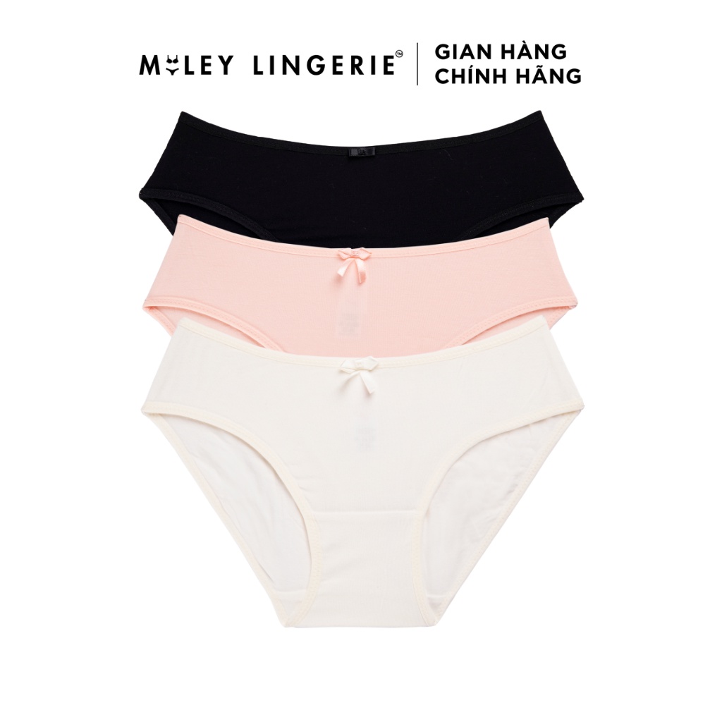 [Mã BMLT35 giảm đến 35K đơn 99K] Bộ 3 Quần Lót Nữ Modal Kiểu Dáng Bikini Miley Lingerie (Màu ngẫu nhiên) BCS01-02-1204